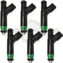 Set of 6 Rebuilt 2001-2005 Genuine OEM Ford Mazda 1F1Z-9F593-DB Siemens 1F1E-D4B 3.0L Flex V6 OHV Fuel Injectors CM-5131