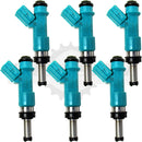 Set of 6 Rebuilt 2010-2018 Genuine OEM Toyota Lexus 23250-0P010 23209-31090 Denso 195500-1570 2GR-FE 3.5L DOHC V6 2GR-FXE Hybrid 3.5L Fuel Injectors