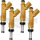 Set of 4 Rebuilt 2008-2017 Genuine OEM Toyota Scion 23250-0T020 23209-01020 Denso 195500-1300 2ZR-FE 1.8L DOHC I4 Fuel Injectors