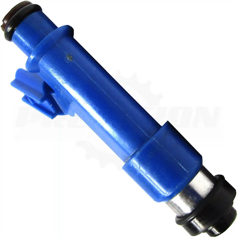 Back profile of genuine Toyota 23250-0D050 OEM fuel injector showing full length