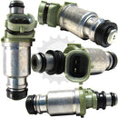 Set of 4 Rebuilt 1989-1993 Genuine Toyota 23250-16120 1.6L I4 DOHC Geo 195500-5340 Denso Fuel Injectors