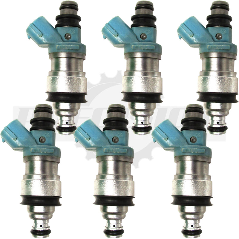 Set of 6 Rebuilt 1994-2002 Genuine OEM Toyota Lexus 23250-20010 23209-20010 Denso 3.0L DOHC 1MZ-FE V6 Fuel Injectors