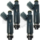 Set of 4 Rebuilt 1998-1999 Genuine OEM Toyota Chevy 1ZZ-FE 23250-22010 23209-0D010 Denso 195500-3050 1.8L DOHC I4 Fuel Injectors