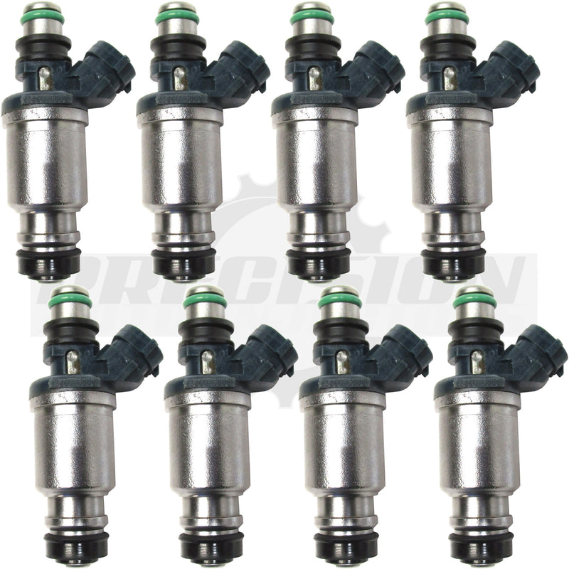 Set 8 Rebuilt 1992-1997 Genuine Toyota 23250-50020 Denso 195500-5560 4.0L 1UZ-FE DOHC V8 Fuel Injectors