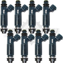 Set of 8 Rebuilt 1998-2005 Genuine OEM Toyota Lexus 23250-50040 Denso 195500-3420 4.7L 2UZ-FE DOHC V8 Fuel Injectors