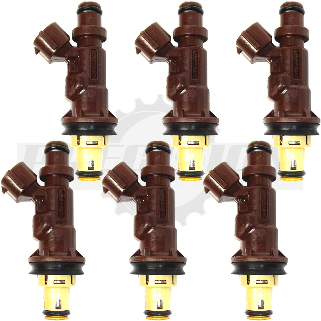 Set of 6 Rebuilt 1999-2004 Genuine OEM Toyota 23250-62040 23209-62040