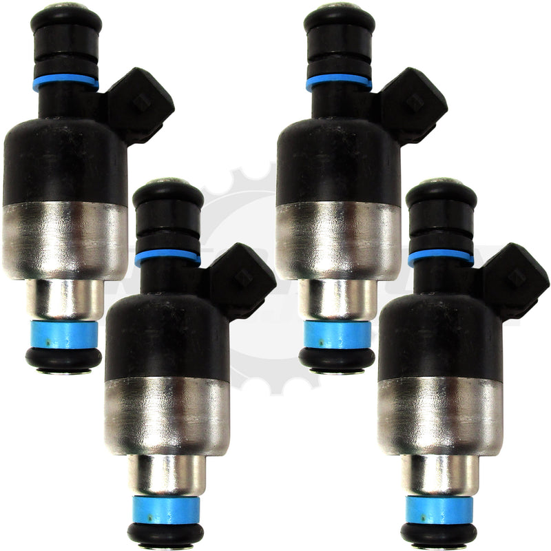 Set of 4 Rebuilt Genuine GM 17121646 Multec 25176913 1996-2001 Saturn L24 1.9L SOHC Fuel Injectors