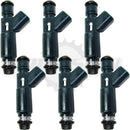 Set of 6 Rebuilt 2003-2008 Genuine Mazda AJ51-13-250 Denso 2M2E-A7B 195500-4180 4181 3.0L AJ V6 DOHC Fuel Injectors 2.5L Duratec SST220