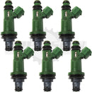 Set of 6 Rebuilt 2001-2004 Genuine Subaru Outback 16611-AA340 Denso 195500-3400 3.0L H6 DOHC Fuel Injectors EZ30D MK I