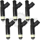 Set of 6 Rebuilt 2001-2008 Genuine OEM Ford Mazda 4L5Z-9F593-BA Siemens 4L5E-A4A 3.0L Non-Flex V6 Fuel Injectors CM-5174