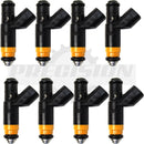 Set of 8 Rebuilt 2003-2006 Genuine OEM Ford Lincoln 6W4E-9F593-AA Siemens 6W4E-AB 3.9L V8 Fuel Injectors