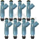 Set of 8 Rebuilt OEM 2009-2010 Genuine Ford 9W7E-A7A B7A Denso 195500-4780 4781 4.6L 2 Valve V8 Fuel Injectors