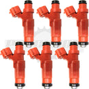 Set of 6 Rebuilt 2004-2012 Genuine OEM Mitsubishi MR578968 Nikki HDB305F 3.8L V6 SOHC Fuel Injectors