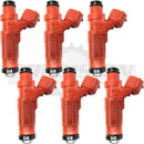 Set of 6 Rebuilt 2004-2012 Genuine OEM Mitsubishi MR578968 Nikki HDB305F 3.8L V6 SOHC Fuel Injectors