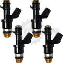 Set of 4 Rebuilt 2005-2015 Genuine OEM Honda Acura 16450-R40-A01 Y01 Keihin A 2.4L I4 DOHC Fuel Injectors