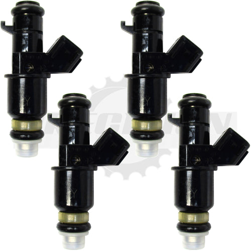 Set of four rebuilt Honda Civic Hybrid 16450-RGA-003 Keihin fuel injectors