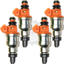 Set of 4 Rebuilt Genuine Eagle Dodge INP-060 1991-1992 1.5L SOHC Nikki Fuel Injectors