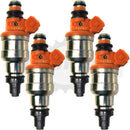 Set of 4 Rebuilt Genuine Eagle Dodge INP-060 1991-1992 1.5L SOHC Nikki Fuel Injectors