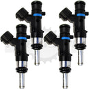 Set of 4 Rebuilt 2009-2013 Genuine Mitsubishi 1465A205 EAT312 Bosch Nikki JME290H 2.4L I4 Fuel Injectors 4B12