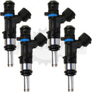 Set of 4 Rebuilt 2009-2013 Genuine Mitsubishi 1465A205 EAT312 Bosch Nikki JME290H 2.4L I4 Fuel Injectors 4B12