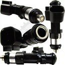 Collage of detailed views of Chrysler Dodge rebuilt Bosch 0280158028 injectors