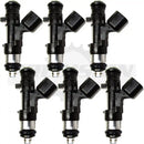 Alternate view of 6-pack Bosch 0280158028 injectors for Dodge 300 and Charger