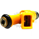 Electrical connector end of the Ford F6VE-A5A fuel injector