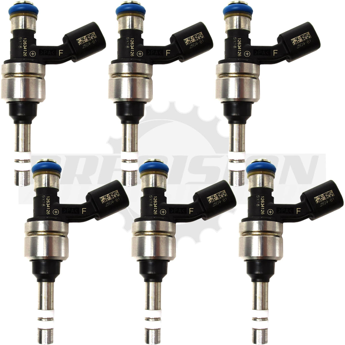12634126 Fuel Injectors – Rebuilt Genuine OEM GM 3.6L GDI V6