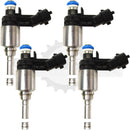 Side view of 4 rebuilt Hyundai Kia GDI injectors 35310-2B120 OEM 9041050012