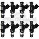 Side view of Delphi 12580681 rebuilt fuel injectors for GM 4.8L, 5.3L, 6.0L, and 6.2L engines
