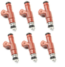 Set of 6 Rebuilt 1994 - 1999 Genuine Mercedes Benz A0000788623 Bosch 0280155757 Fuel Injectors