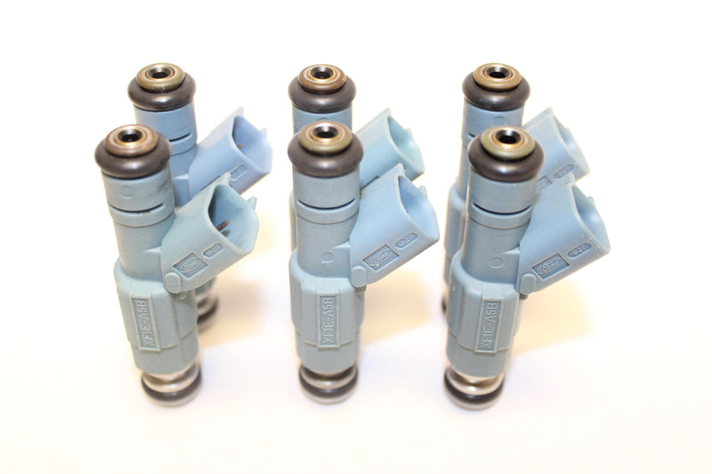 Set of 6 Rebuilt Bosch Fuel Injectors for 2002 - 2009 Mercury Marine 4.3L MerCruiser Inboard Engines