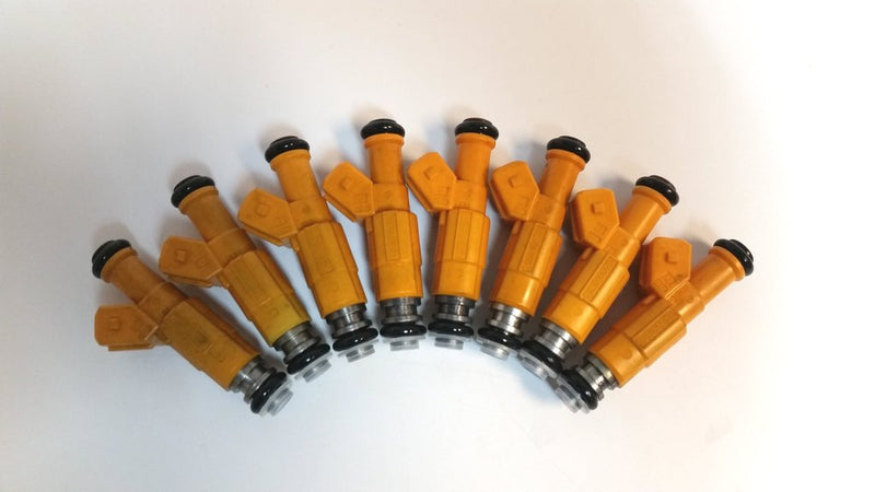 Set of 8 0280155700 0280155710 Rebuilt 19lb Bosch 4 Hole Fuel injectors