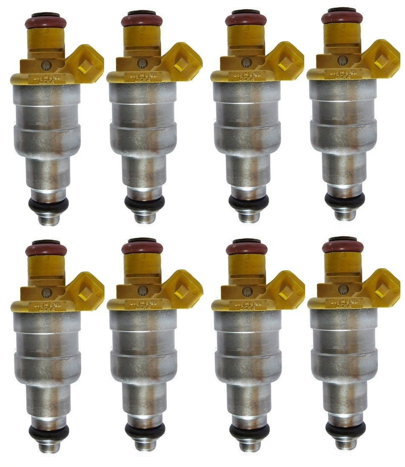 Set of 8 Fuel njectors For Semens Deka Dodge Grand Cherokee 5.2L 5.9L Set of 8 Fuel njectors For Semens Deka Dodge Grand Cherokee 5.2L 5.9L