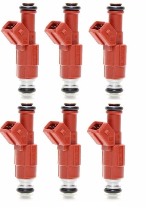 Set of six rebuilt Bosch 0280155735 Ford Explorer fuel injectors